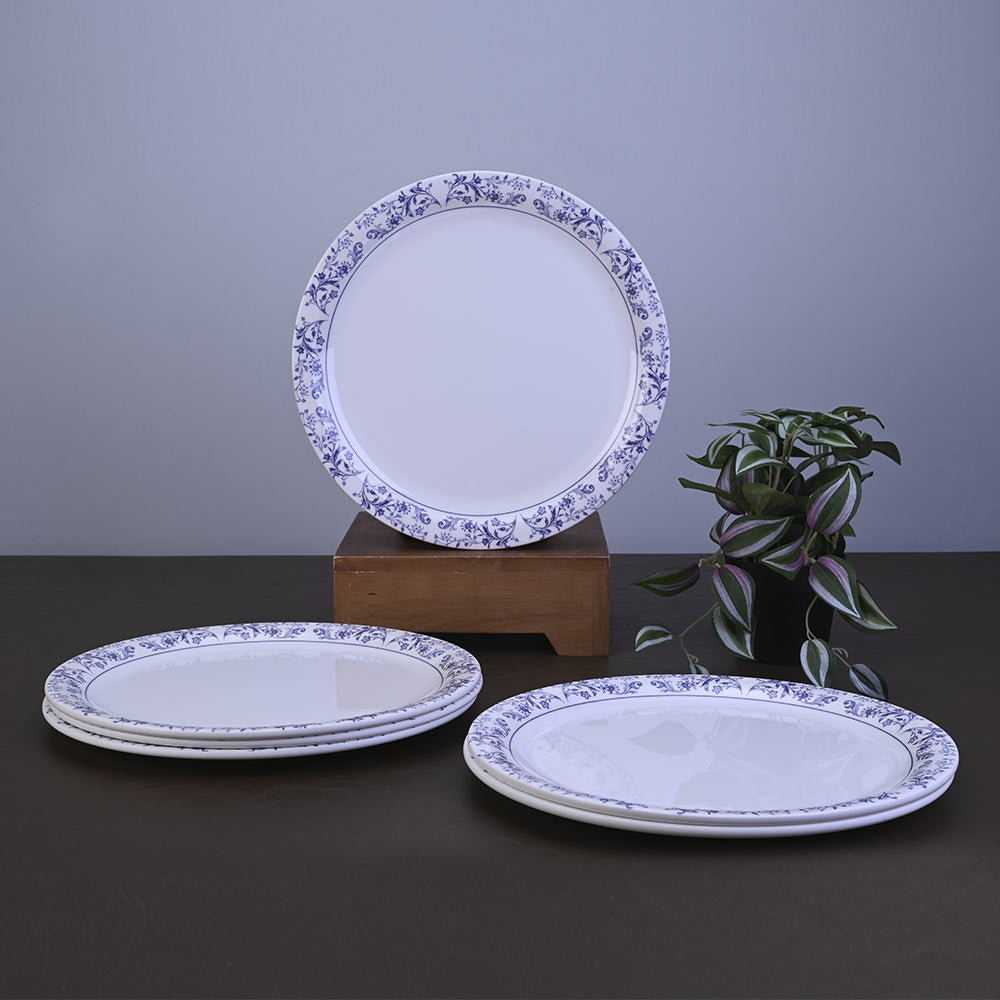 6pc Buffet Plate Set 32 cm - Blue Pottery