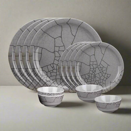 12 pc Dinner Set Rnd - Veins