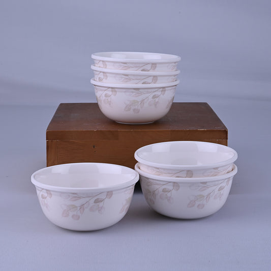 6 pc Veg Bowl Set Arch 10.5 cm - Moonleaf