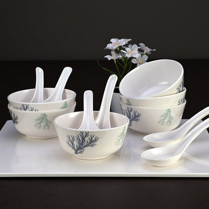 12pc Soup Set: Winter Forest