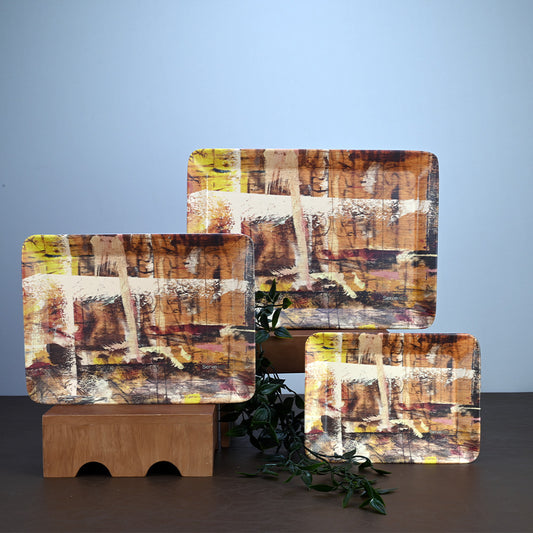 3pc Persian Trays Set: Artistry