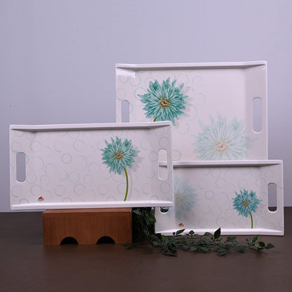3pc Trays Set: African Daisy