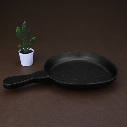 Serveware: Serving Dish Matte With Handle – Black