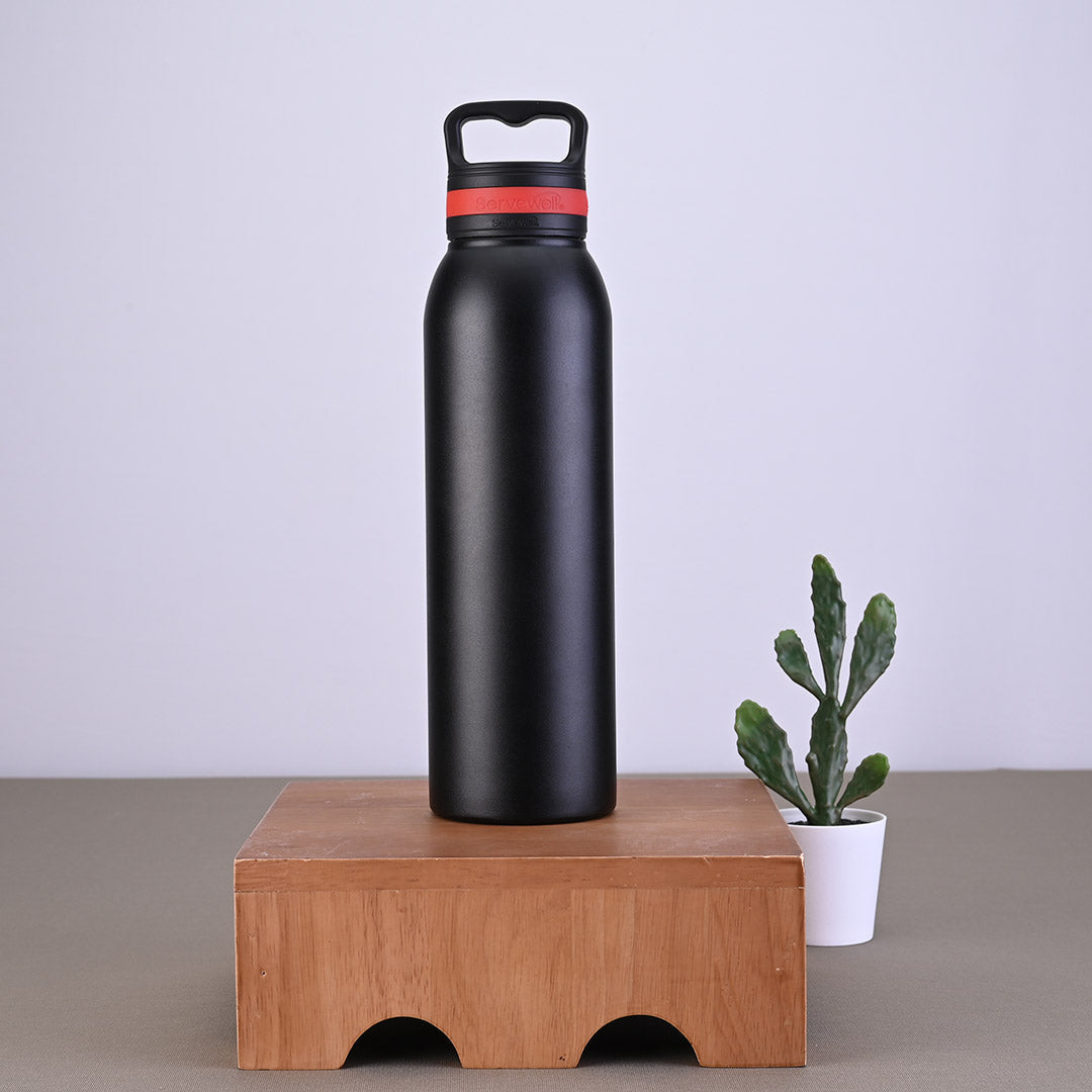 Oslo SS Vacuum Bottle 720 ml - Jet Black