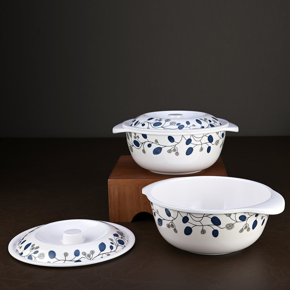Serving Bowl Set: Blue Decor