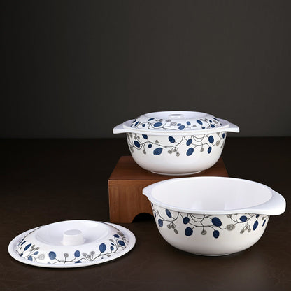 Serving Bowl Set: Blue Decor