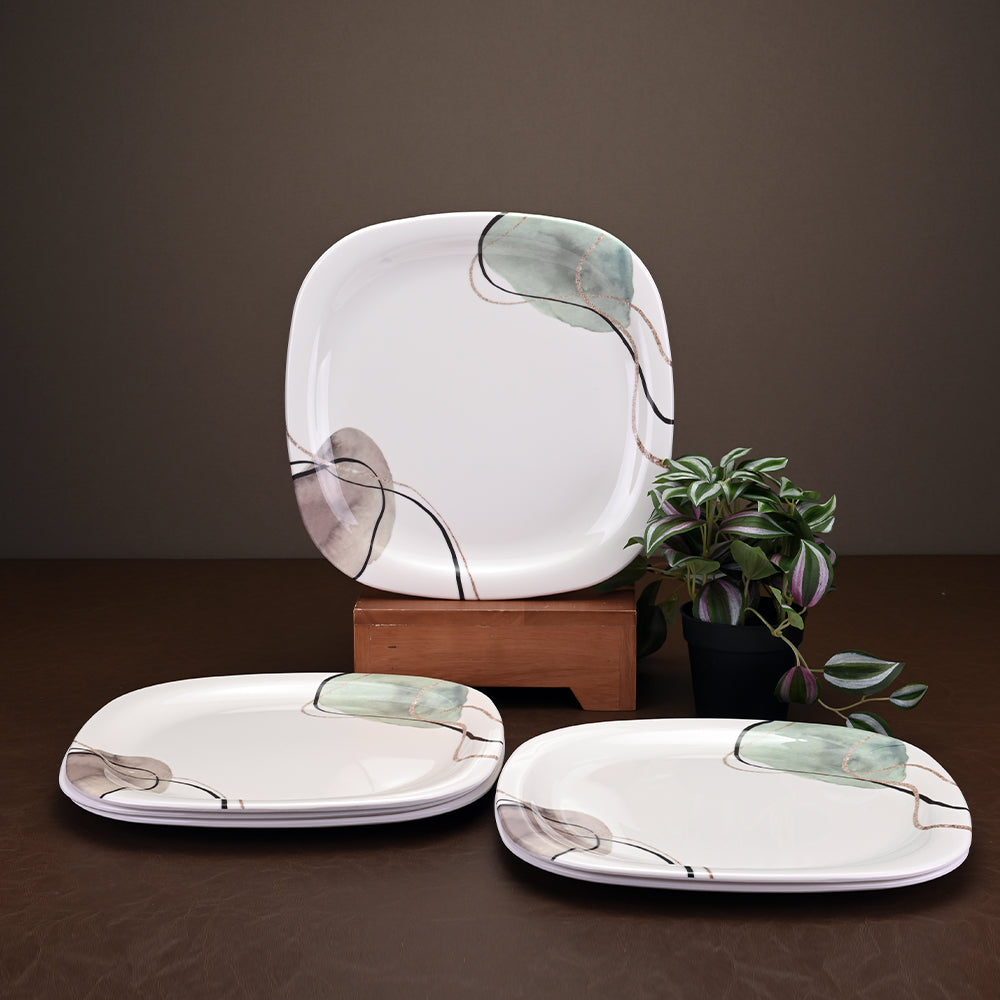 6pc buffet plate set 32.5cm: Crystalline