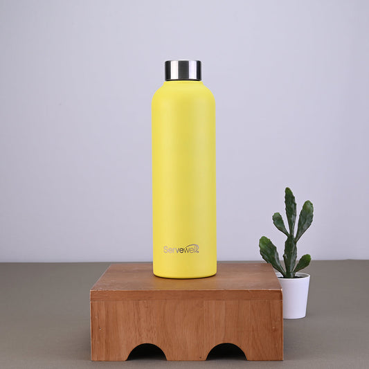 Osaka SS Single Wall Bottles Lemon Yellow