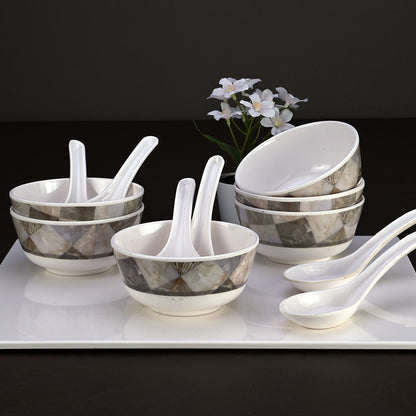 12 pc Soup Bowl with Spoon Set - Supermus