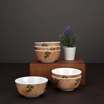 6 pc Veg Bowl Set 10.5 cm - Bamboo Delight