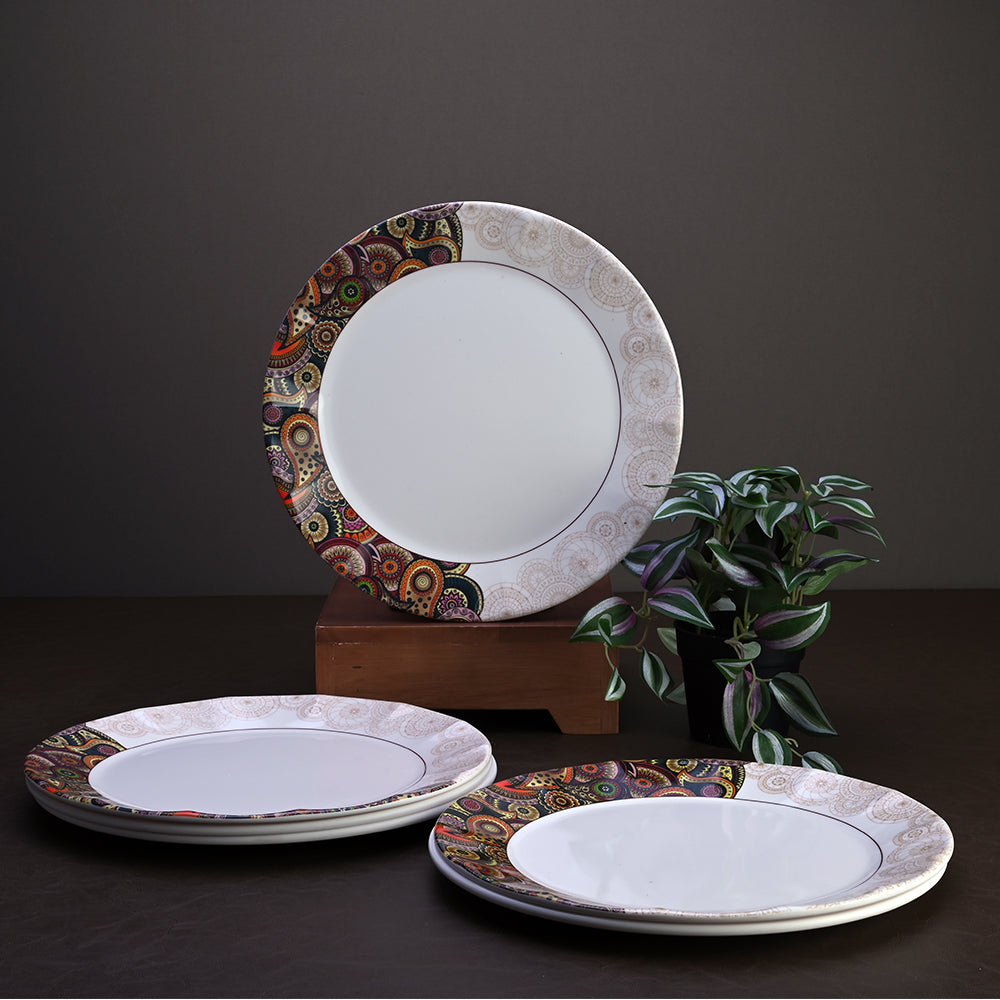 6pc buffet plate set 32cm: Tribal Paisley