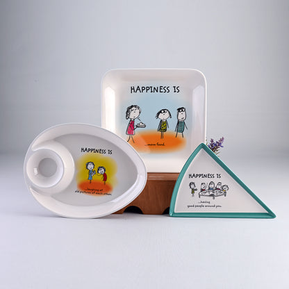 Serving Set 3 pcs - Happiness Is