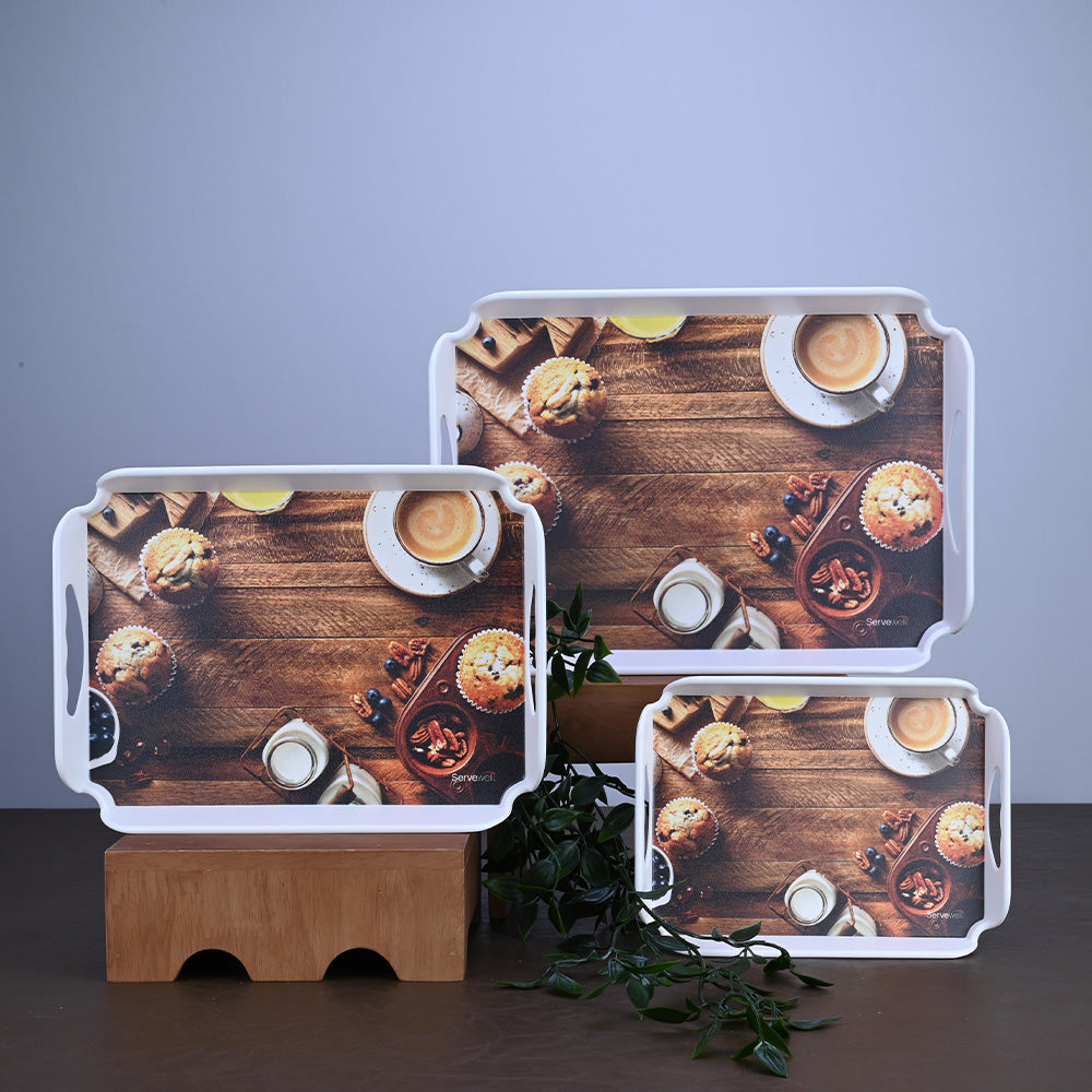 3pc Trays Set: Bakery Delight