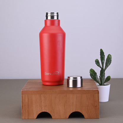 Alaska SS Single Wall Bottles - Fuji Red