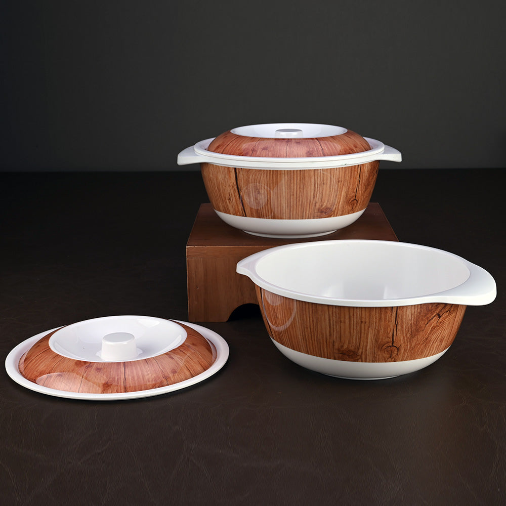 Serving Bowl Set: Teak Wood