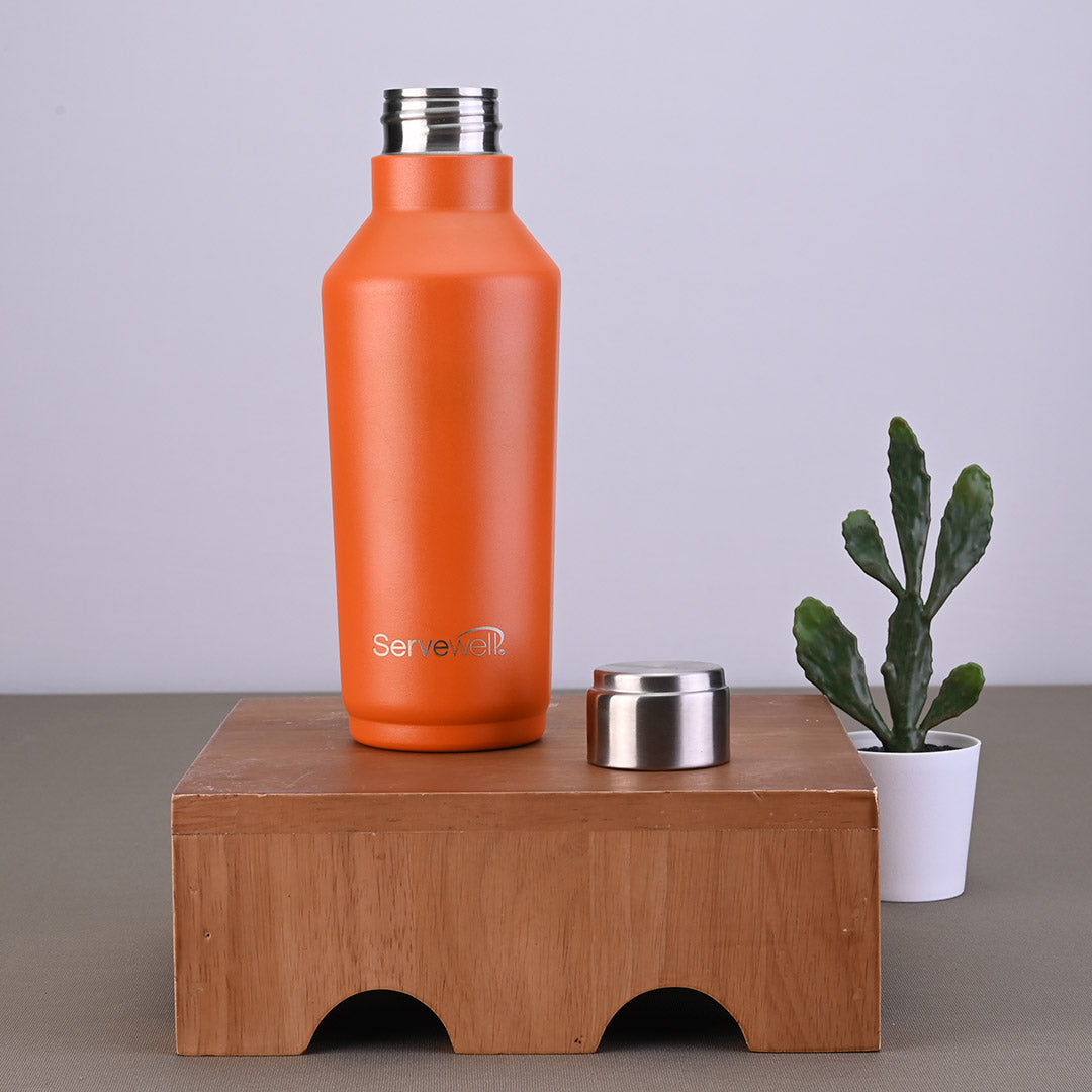 Alaska Single Wall Bottles Sunset Orange