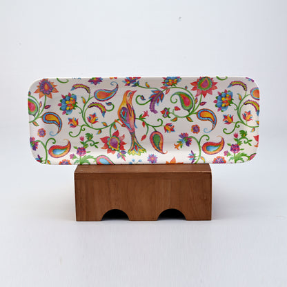 Servewell Platter Rectangular Sanskriti 35 cm Set 2 pc - Chidiya