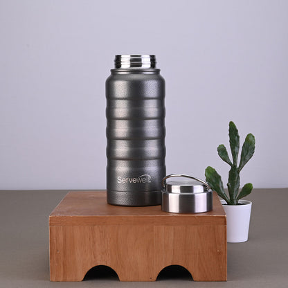 Twister Vacuum Bottles Stone Black