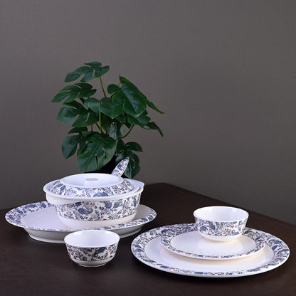 31pc Dinner Set: Indie Paisley