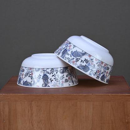 6pc Veg Bowl Set: Indie Paisley