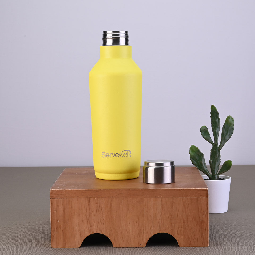 Alaska Single Wall Bottles Lemon Yellow