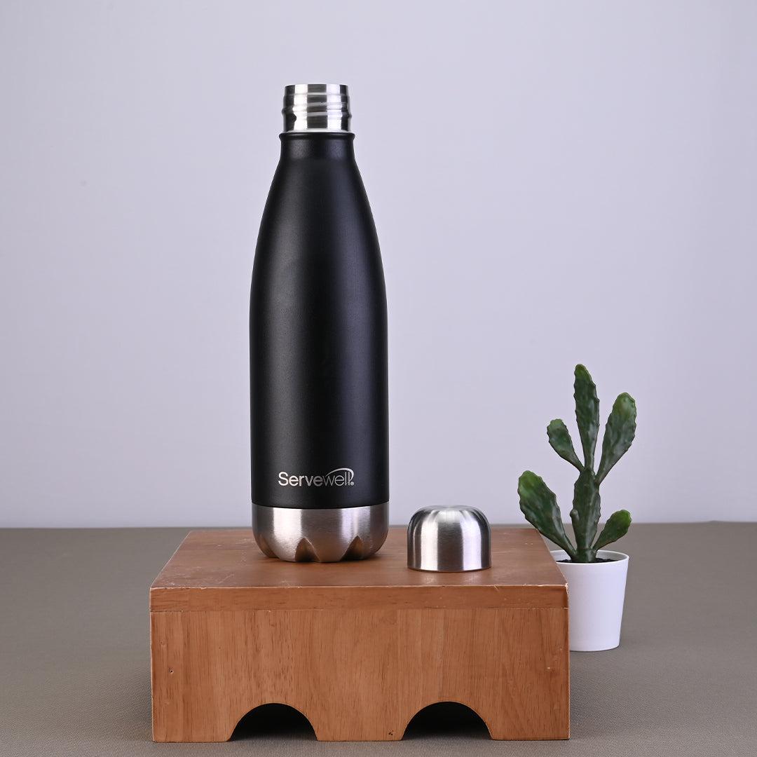 Bali SS Single Wall Bottles - Black