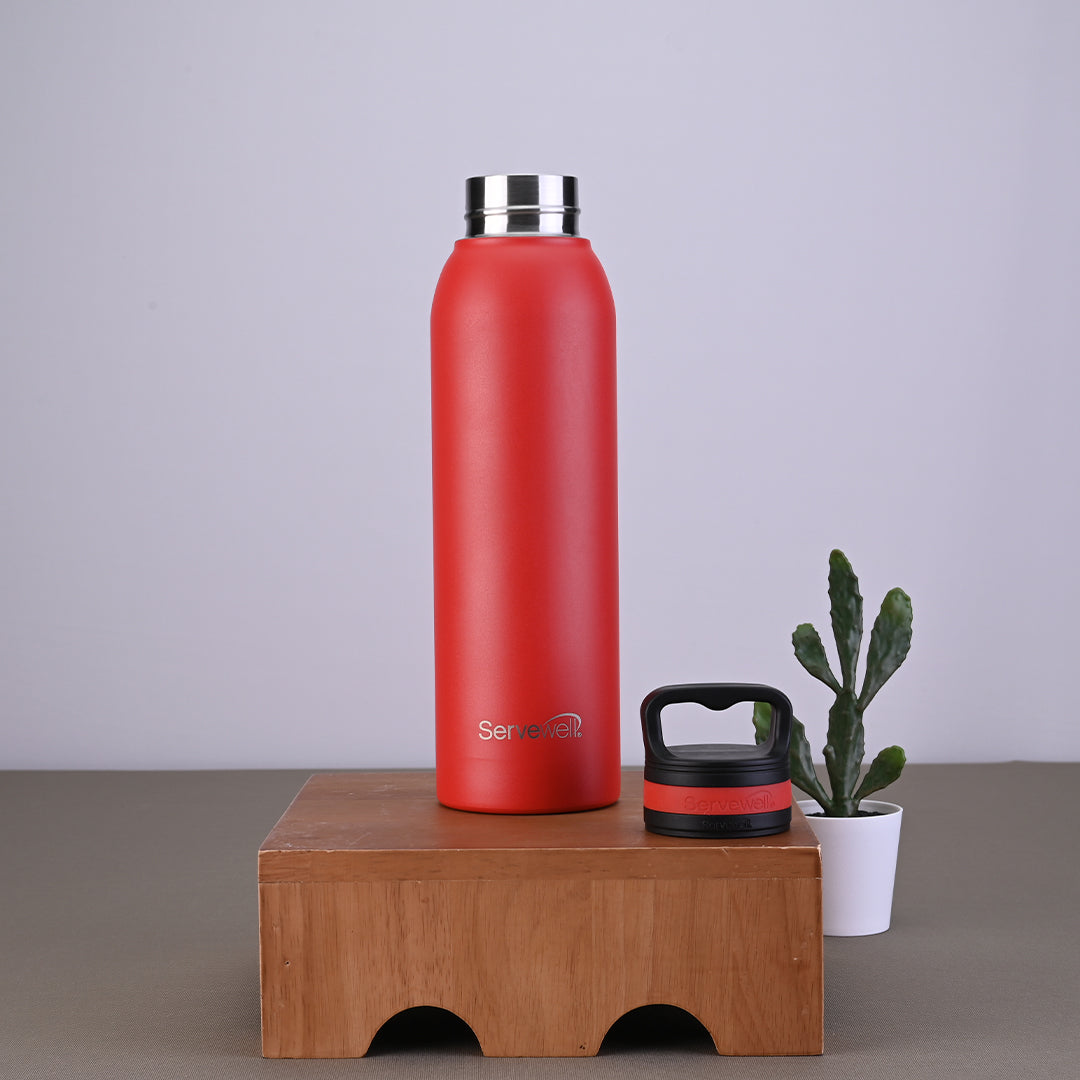 Oslo SS Vacuum Bottle 720 ml - Fuji Red