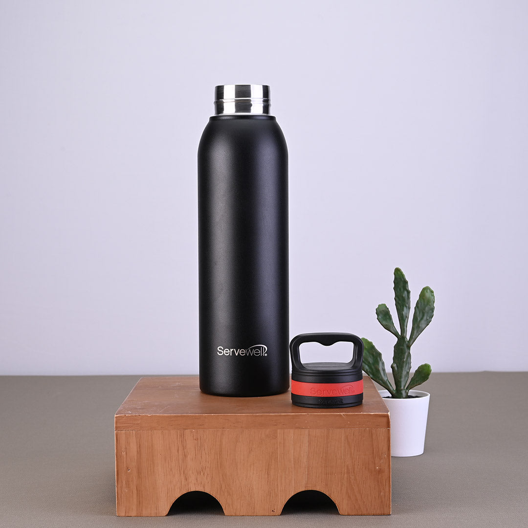 Oslo Vacuum Bottles Jet Black