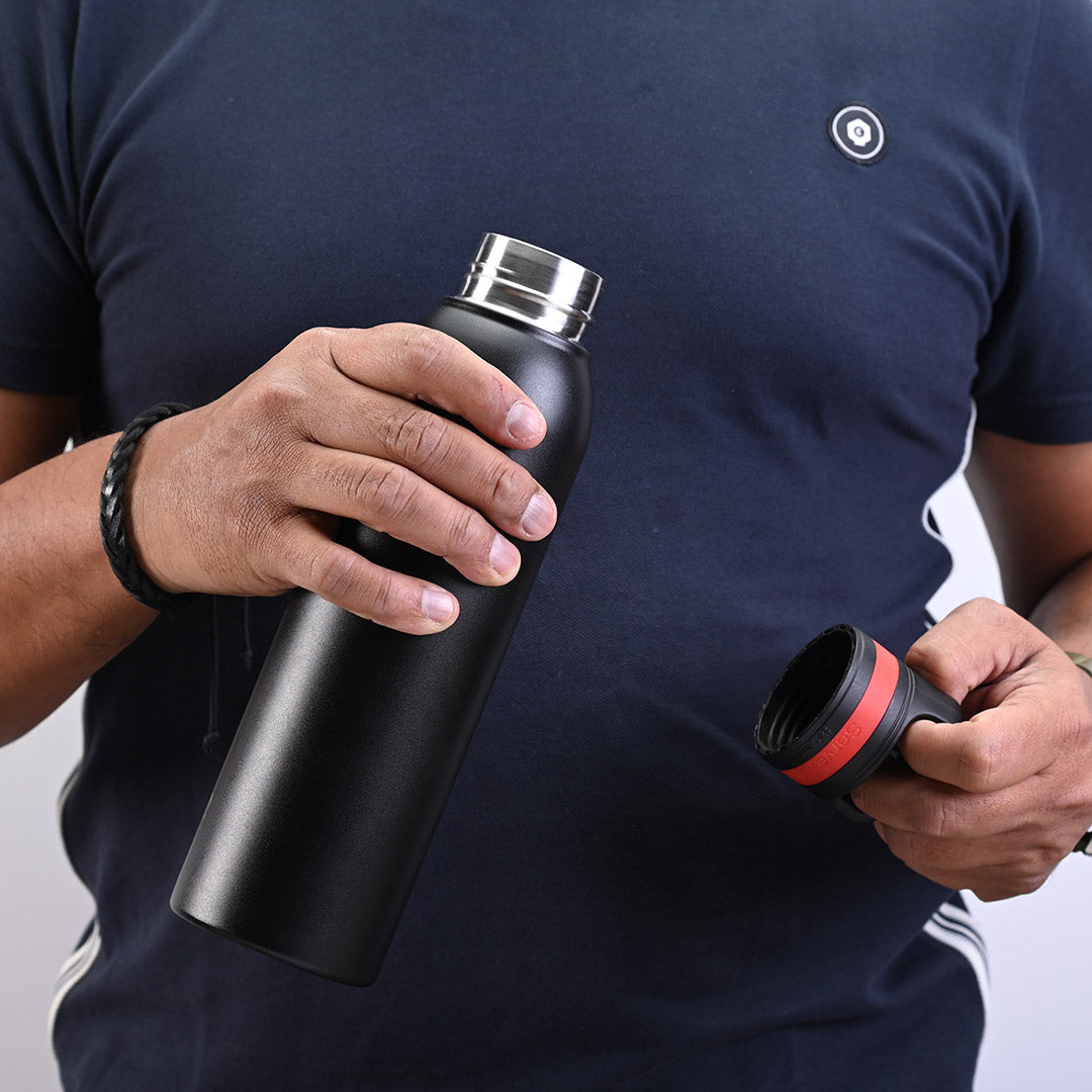 Oslo Vacuum Bottles Jet Black