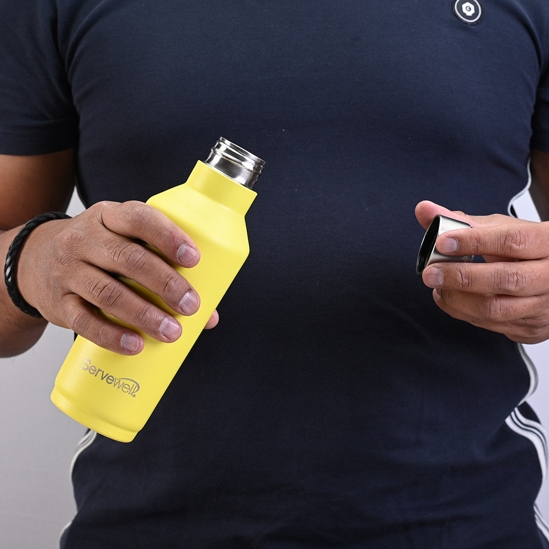 Alaska Single Wall Bottles Lemon Yellow