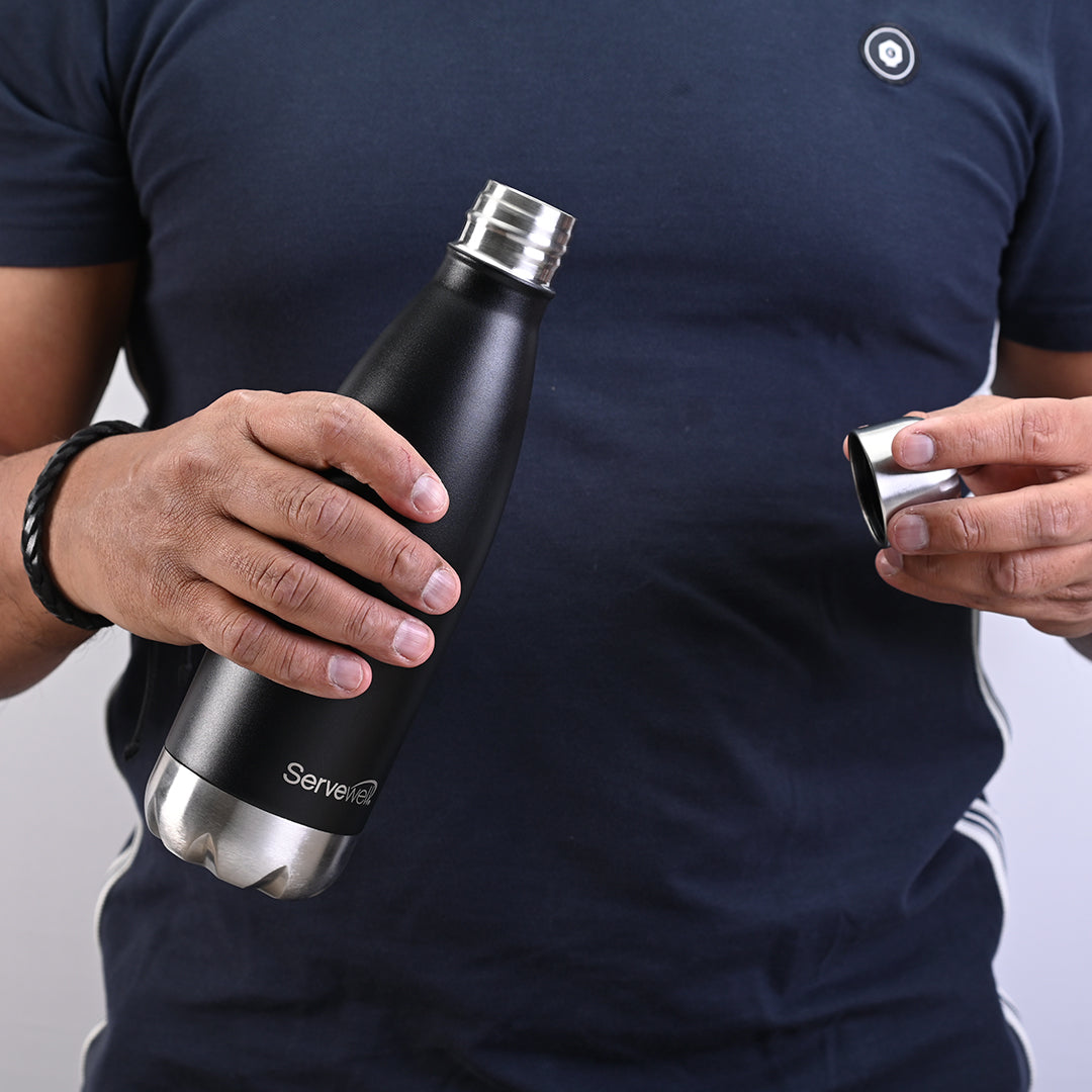Bali SS Single Wall Bottles - Black