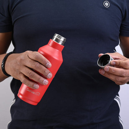 Alaska SS Single Wall Bottles - Fuji Red
