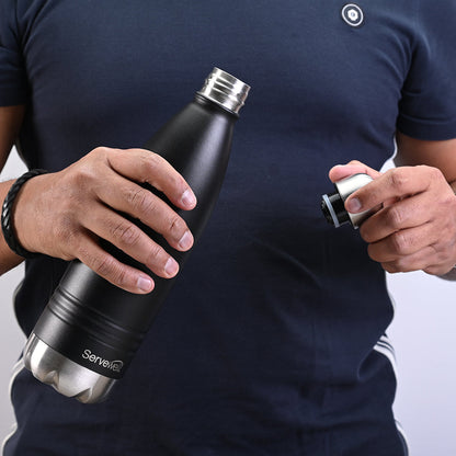 Indus Vacuum Bottles - Black