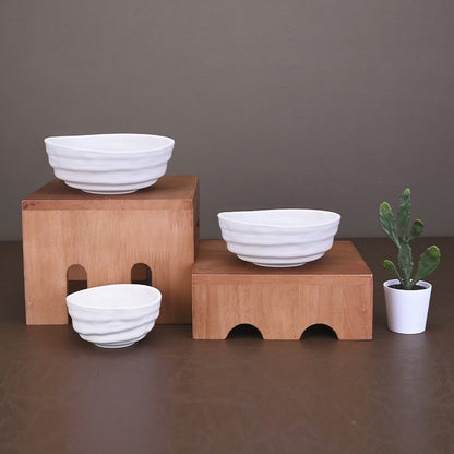 Serveware: Persian Matte Bowl Set 3 pc - White