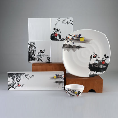 Dinner Set 4 pc - Mickey Line Art – Servewell Dinnerware