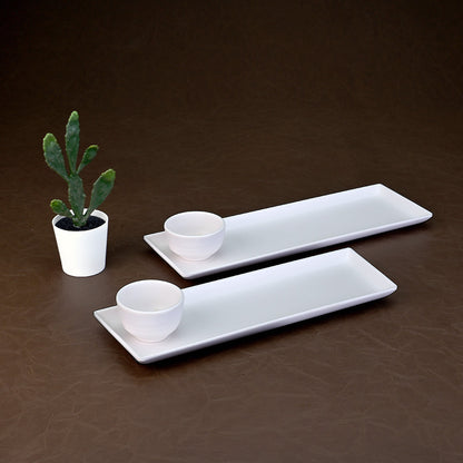 Serveware: Trinity and Chica Set 4 pc - White