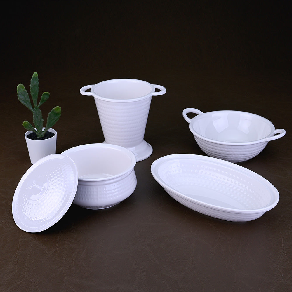 Serveware: Dotted Indian Serving 5pc Set