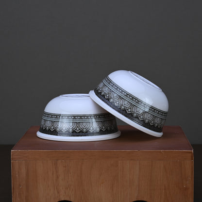 6pc Veg Bowl Set 10.5cm: Antique