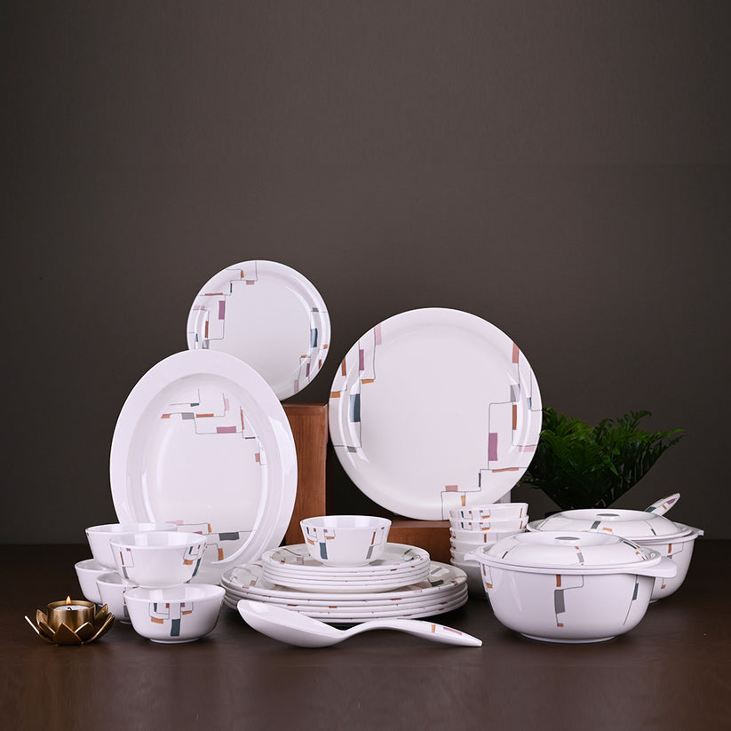 31 Piece Cityscape Dinnerware by Servewell