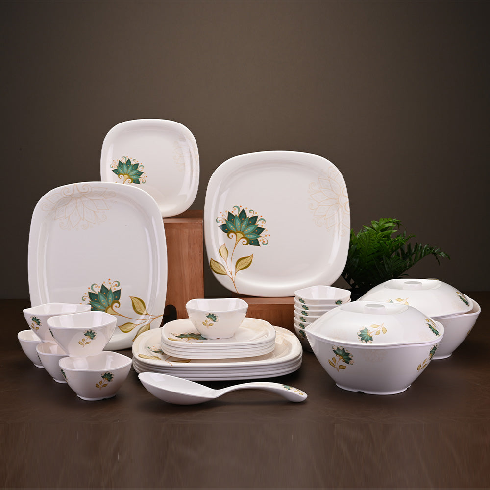 31pc Dinner Set: Exotic Bloom