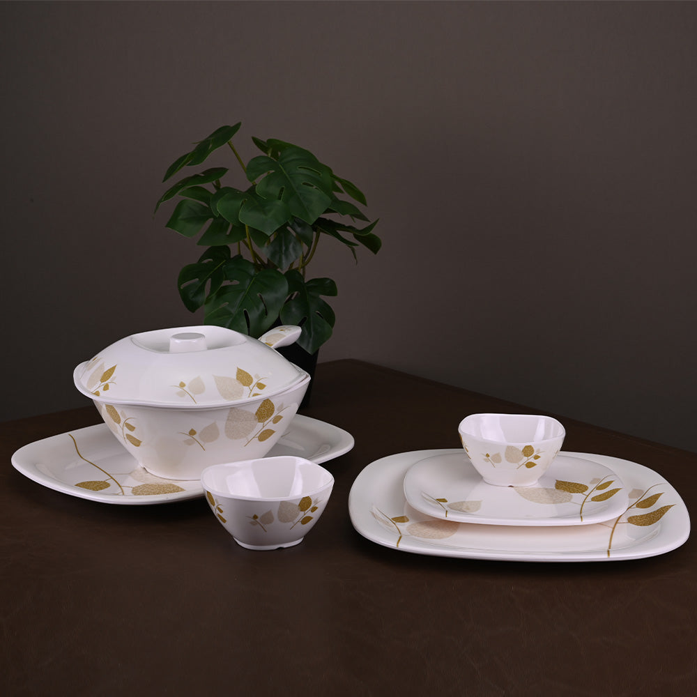 31pc Dinner Set: Foliage