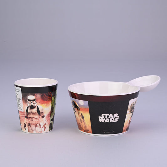 2pc Fries Bowl and Glass: Starwars