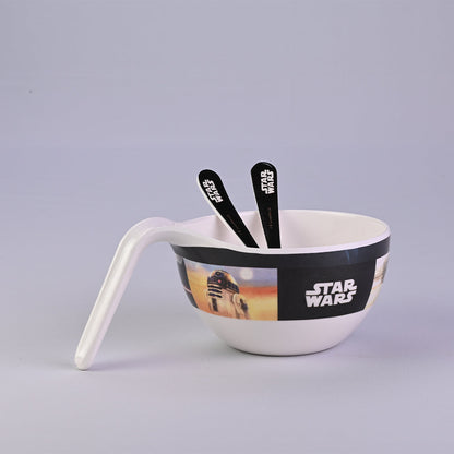 3 pc Maggie Bowl Fork & Spoon Set - Starwars