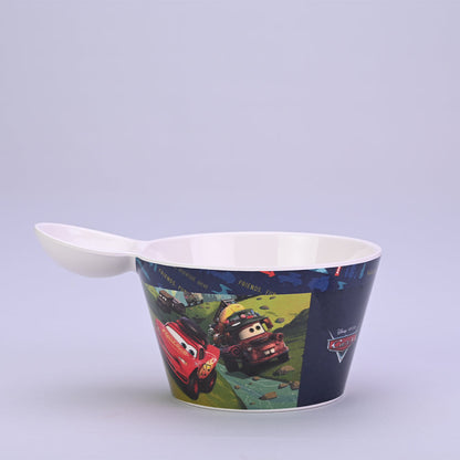 2 pc Fries Bowl & Glass Set - Cars