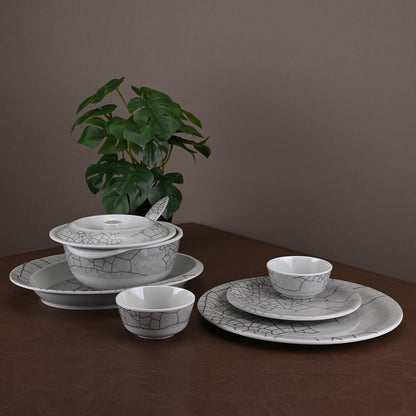 31pc Dinner Set: Veins