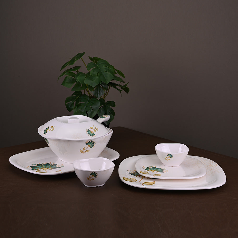 31pc Dinner Set: Exotic Bloom