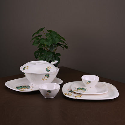 31pc Dinner Set: Exotic Bloom